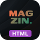 Magzin - Creative Magazine & Blog HTML Template