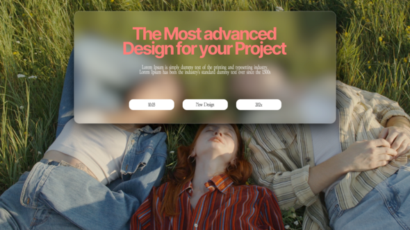 Liquid Glass Titles Titles template preview