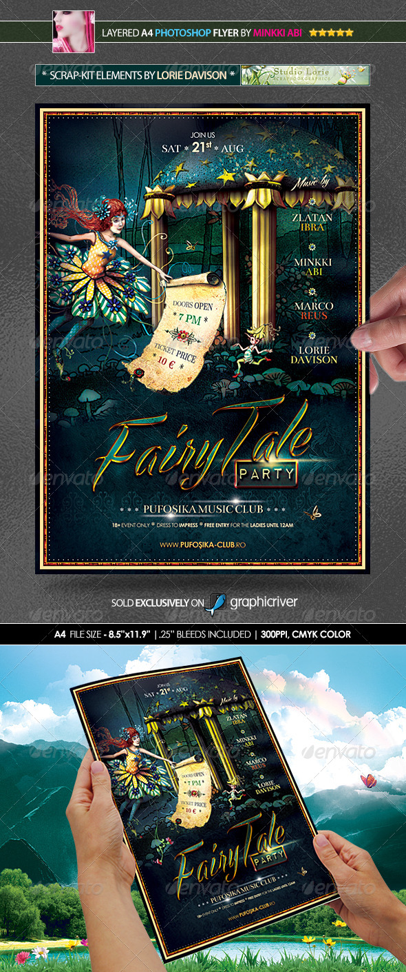 Fairytale Halloween Poster/Flyer - Events Flyers