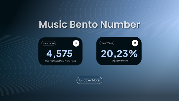 Number Bento Infographic Infographics template preview