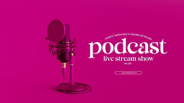 Podcast Opener Pro Premiere Pro template preview