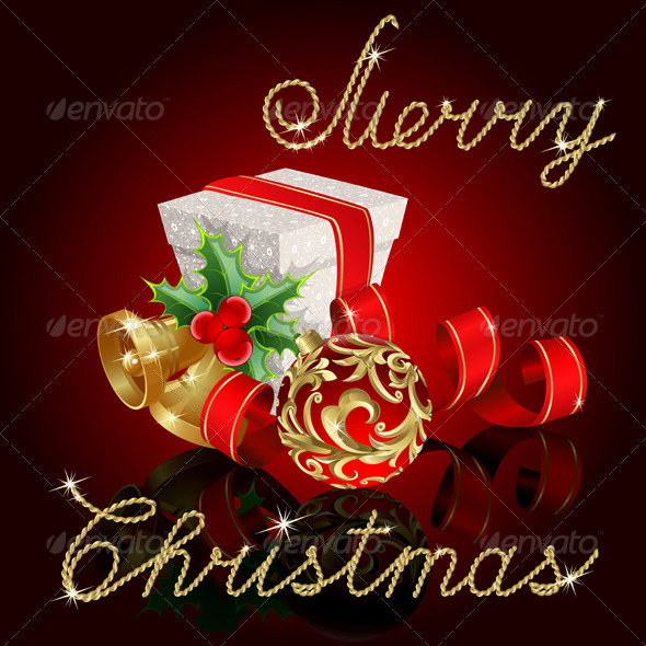 Christmas background - Characters Vectors