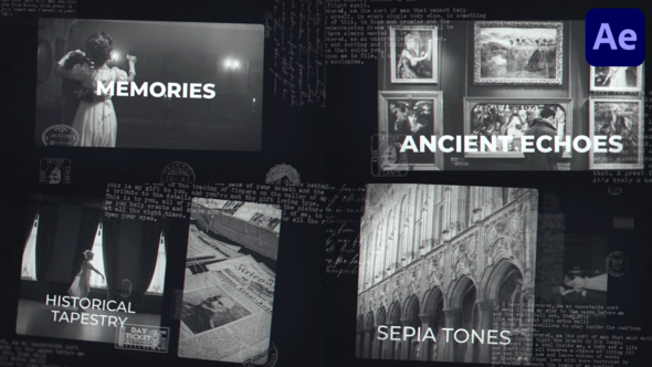 Archive Memories for After Effects Openers template preview