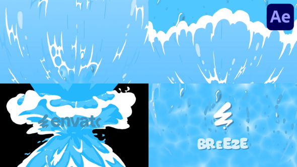 Sea Breeze Logo Opener for After Effects Logo Stings template preview