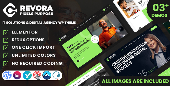 Revora – IT Solutions & Digital Agency WordPress Theme