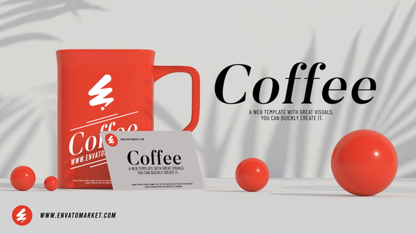 Coffee Logo Product Promo template preview