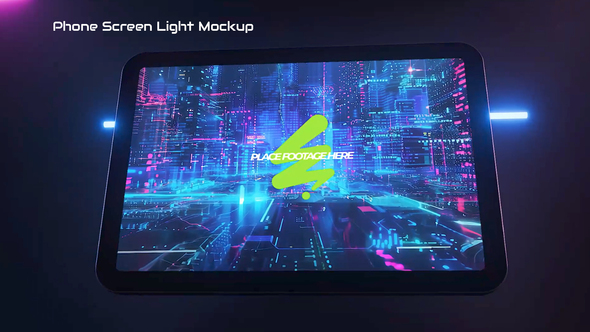 Tablet Screen Mockup Video Displays template preview