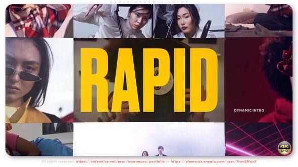 Rapid Dynamic Intro Openers template preview