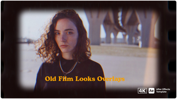 Old Film Overlays Elements template preview