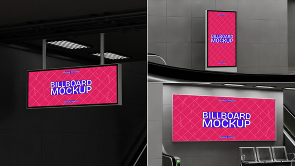 Billboard Mockup Template Video Displays template preview