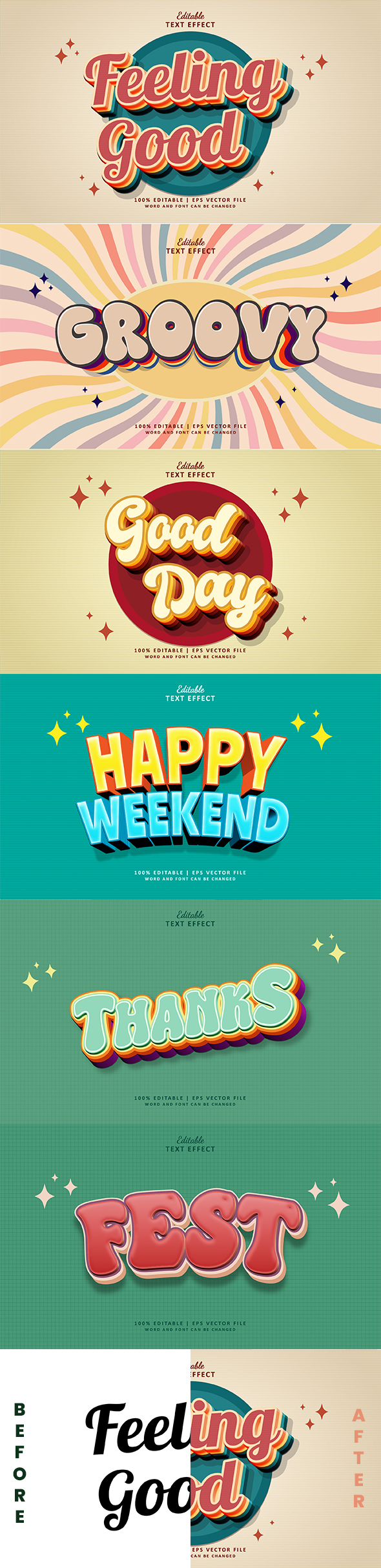 Text Effect Groovy