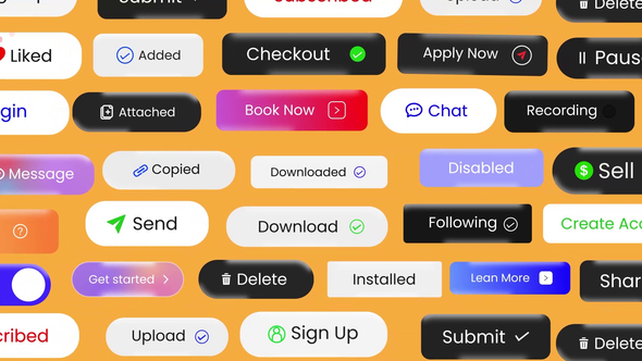 Button Essential Titles template preview