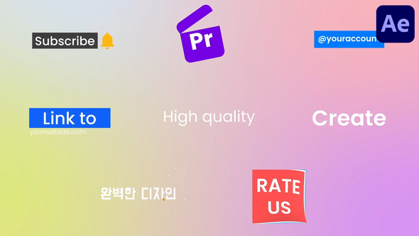 Creative Titles for After Effects Titles template preview