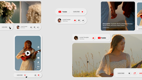 Youtuber Pack Elements template preview