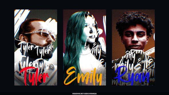 Type Illustration Stories Openers template preview