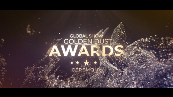 Golden Dust Awards | Luxury Ceremony Celebration Opener broadcast-packages template preview