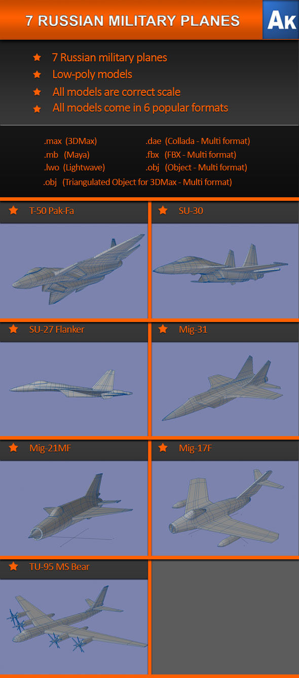 7 Russian Military - 3Docean 555247