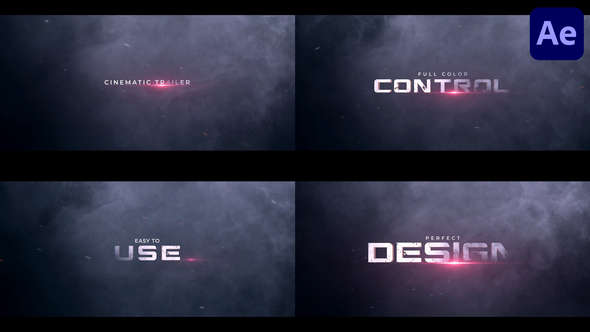 Cinematic Trailer for After Effects Openers template preview