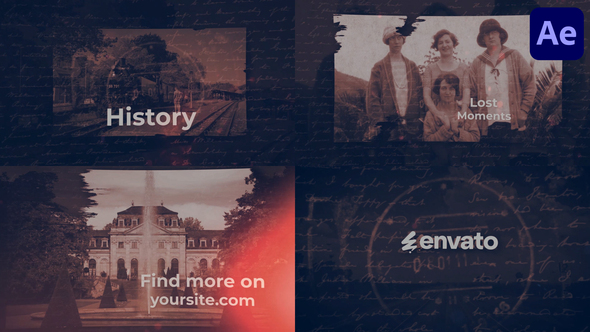 History Opener for After Effects Openers template preview