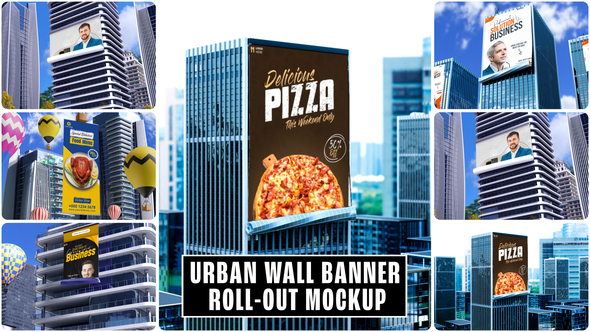 Banner Unroll Animation – Vertical Version for Social Media Ads & Stories Product Promo template preview