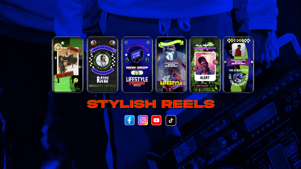 Stylish Reels Product Promo template preview