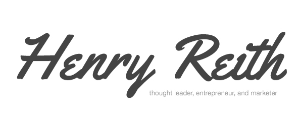 Henry reith logo thought leader entrepreneur and marketer