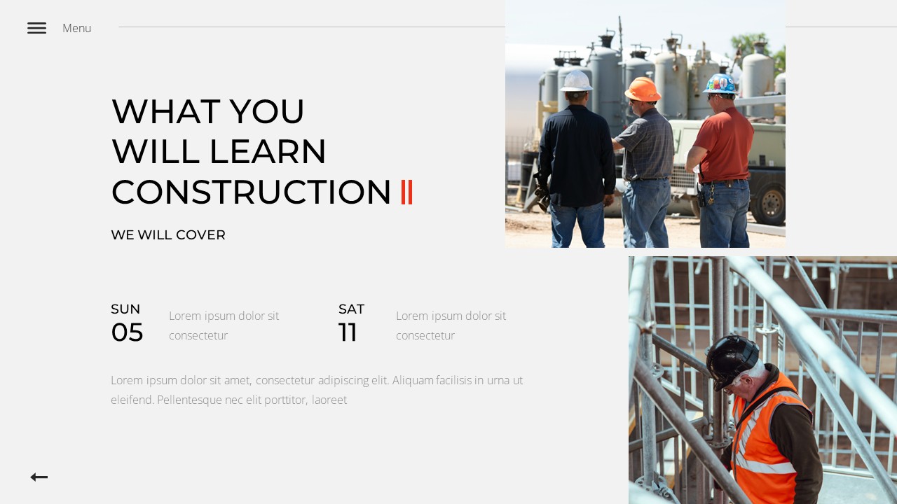 Construction And Building Powerpoint Template, Presentation Templates