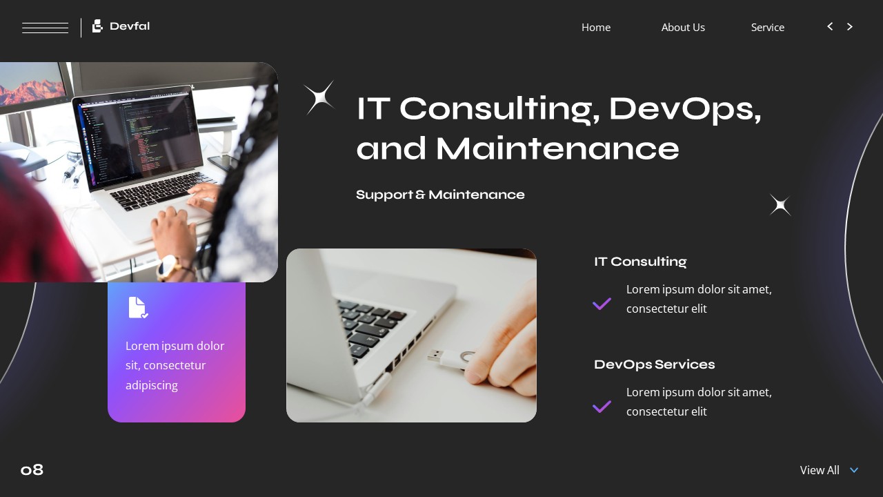 IT Development Google Slide Template, Presentation Templates | GraphicRiver