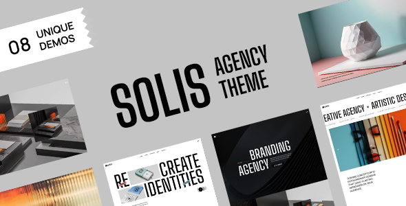 Solis – Creative Agency and Portfolio WordPress Theme