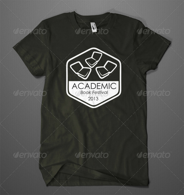 Academic Book Festival T Shirt Design By Gangzar Graphicriver