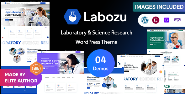 Labozu – Laboratory & Science Research WordPress Theme