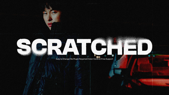 Grunge Text Effect Titles template preview