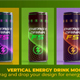 Vertical Energy Drink Mock Up - VideoHive Item for Sale