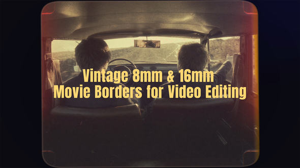 30+ Old Film Frame Pack – Vintage Overlay Borders for Retro Cinematic Look Elements template preview
