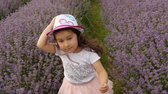 Little Girl in Lavender