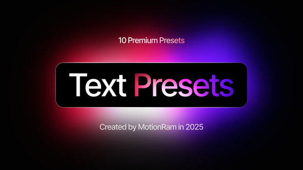 Text Ready to Use Titles template preview