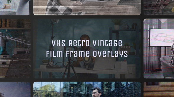Vintage VHS Film Effects Pack Elements template preview