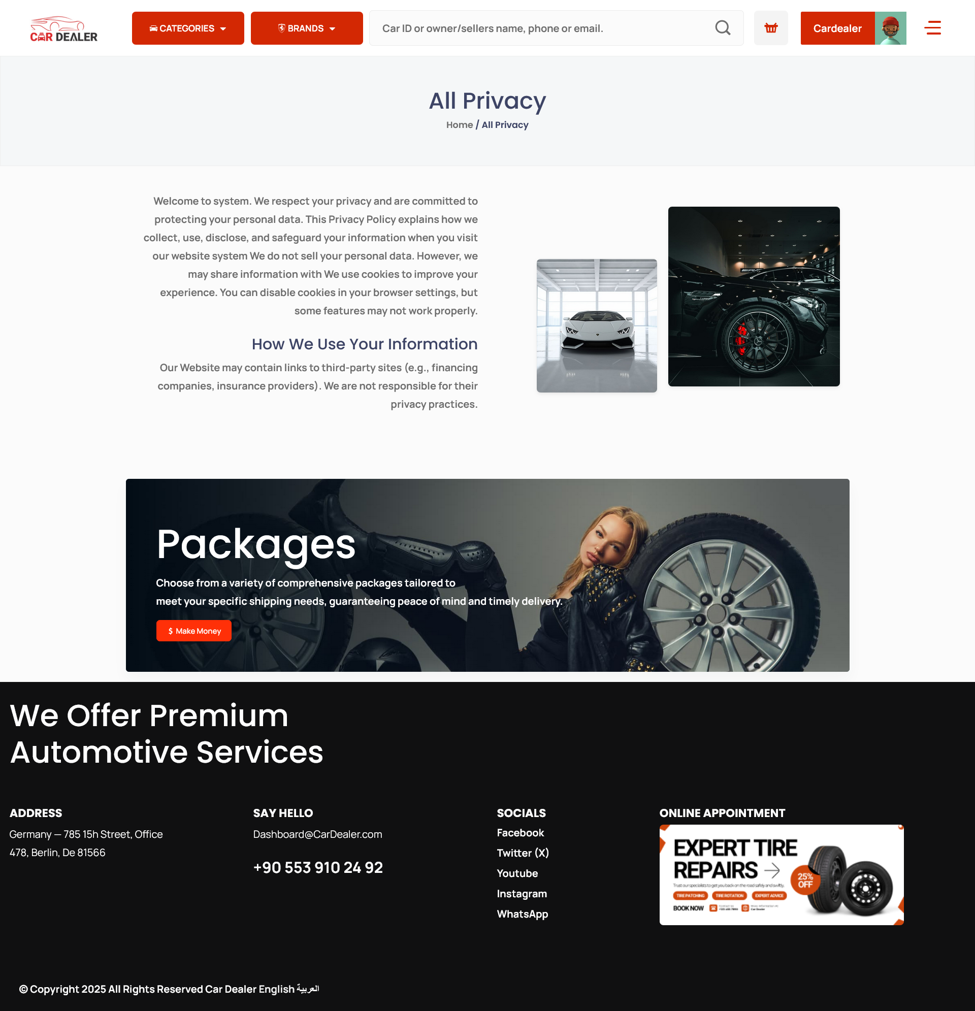 CarDealer – Buy Sell Car Marketplace Script Theme by Meteros | CodeCanyon