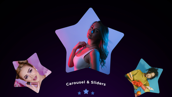Carousel & Sliders Animations Elements template preview