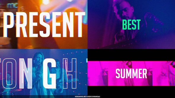 Modern Night Party Promo Openers template preview