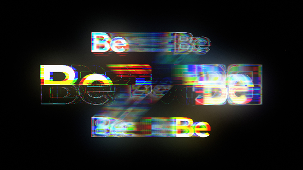 Glitch Logo Reveal Logo Stings template preview