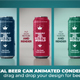 Vertical Beer Can Animated Condense Mock Up - VideoHive Item for Sale