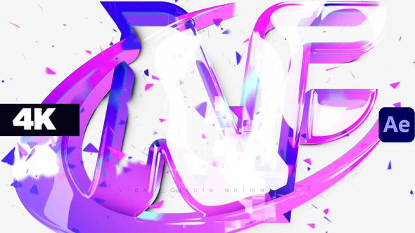 Clean Particle Logo Reveal Logo Stings template preview