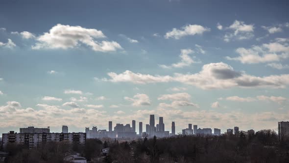 Cityscape timelapse, Mississauga, Ontario, Canada alt