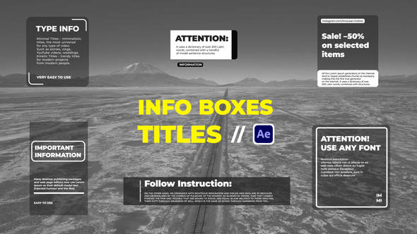 Info Boxes Titles template preview