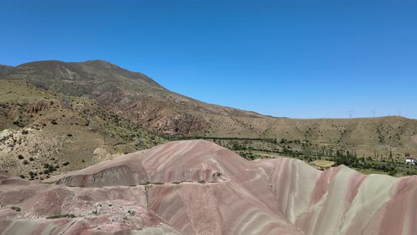 rainbow colorful mountains hills nature alt