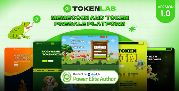 TokenLab – MemeCoin And Token PreSale Platform