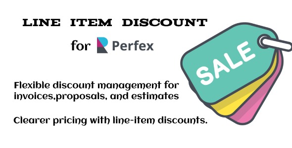 Line Item Discount for Perfex CRM