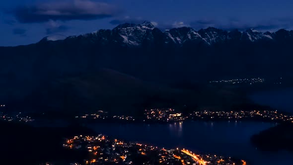 Queenstown evening timelapse alt