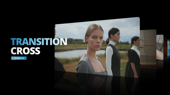 Transition - Diagonal Cross Transition Elements template preview